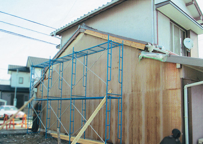 島田市の屋根・外壁リフォームを得意とする平松鋼業の施工前3