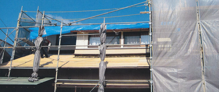 島田市の屋根・外壁リフォームを得意とする平松鋼業の施工前7